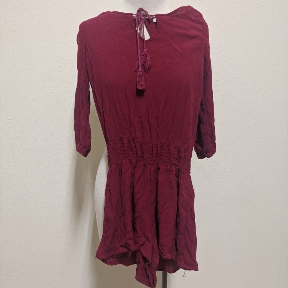 3for$20 Bordeaux romper size xs